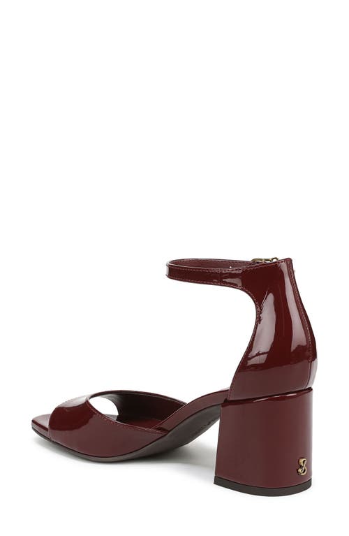 Sam & Libby Lenanne Sandal In Burgundy