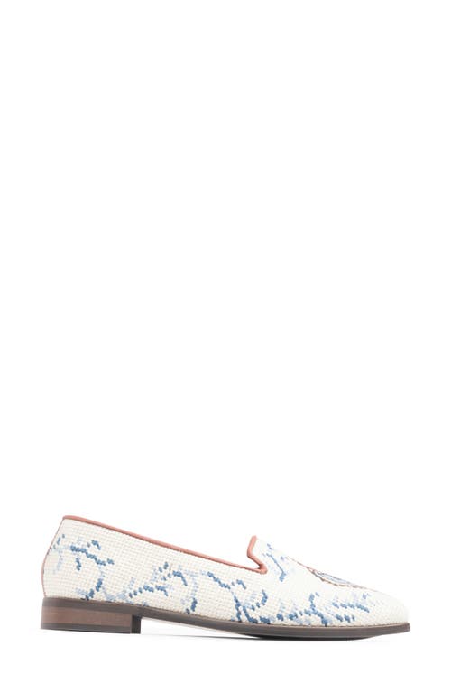 Bypaige Needlepoint Loafer In Tan