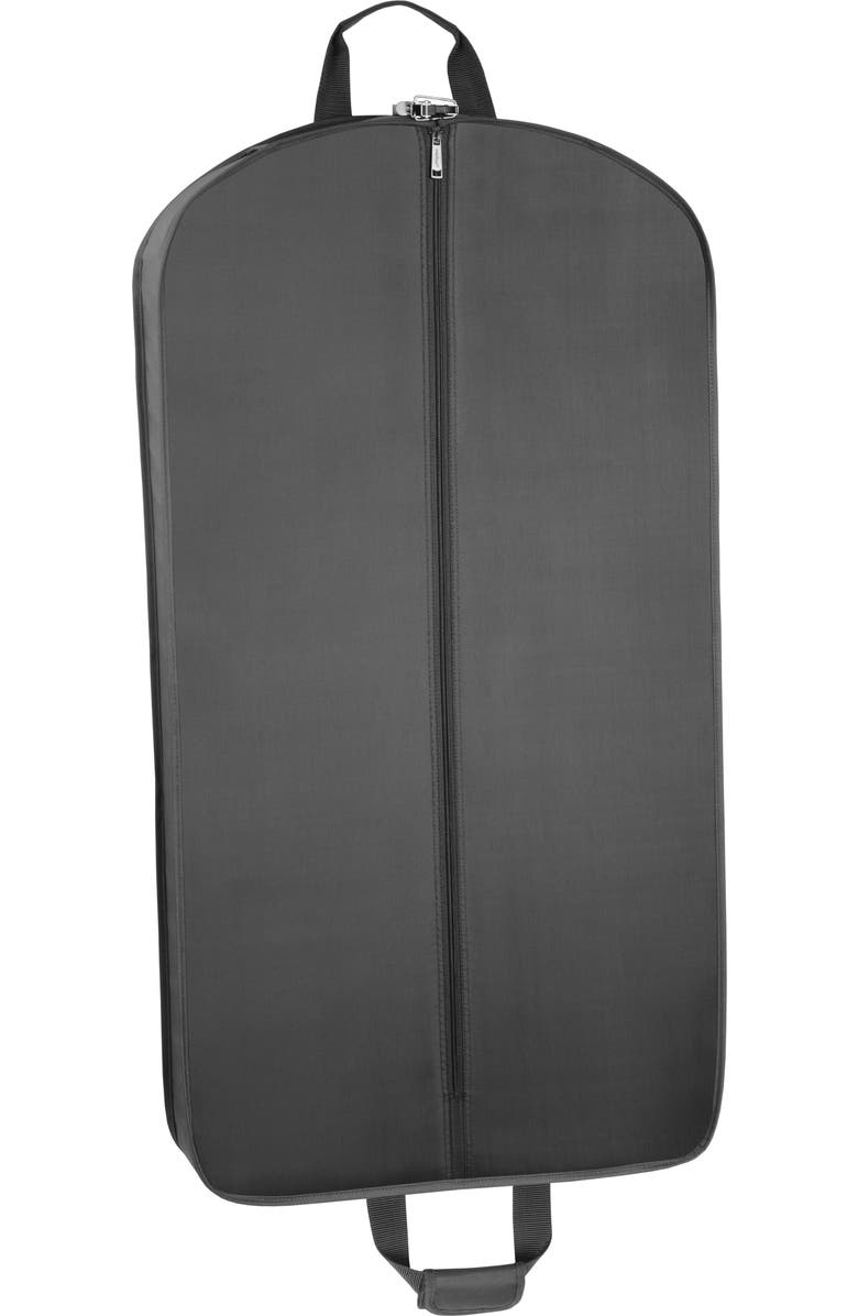 Wallybags 40 Deluxe Travel Garment Bag with Two Pockets, Main, color,