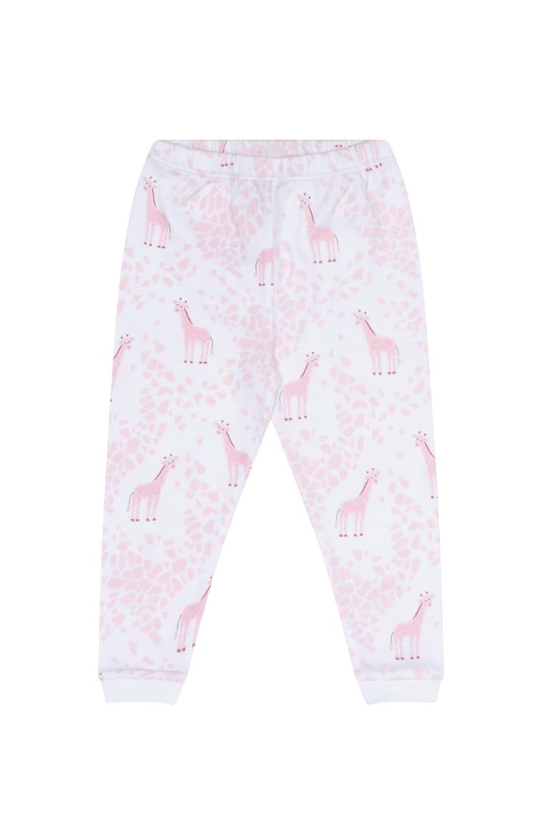 Pink Giraffe Print Pajama - Toddler & Little Kid, Alternate, color, Pink