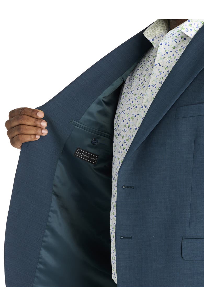 Big & Tall Solid Suit Jacket, Alternate, color, TEAL