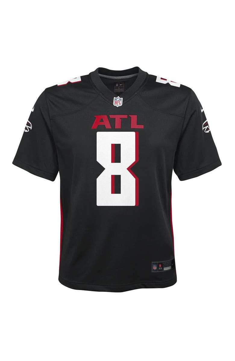 Nike Youth Nike Kyle Pitts Sr. Black Atlanta Falcons Game Jersey, Alternate, color, Black