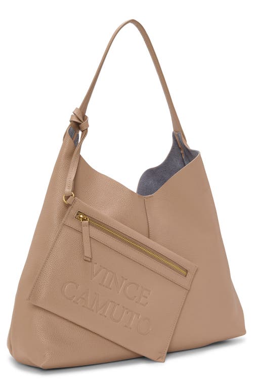 Vince Camuto Jenna Pebble Leather Hobo Bag