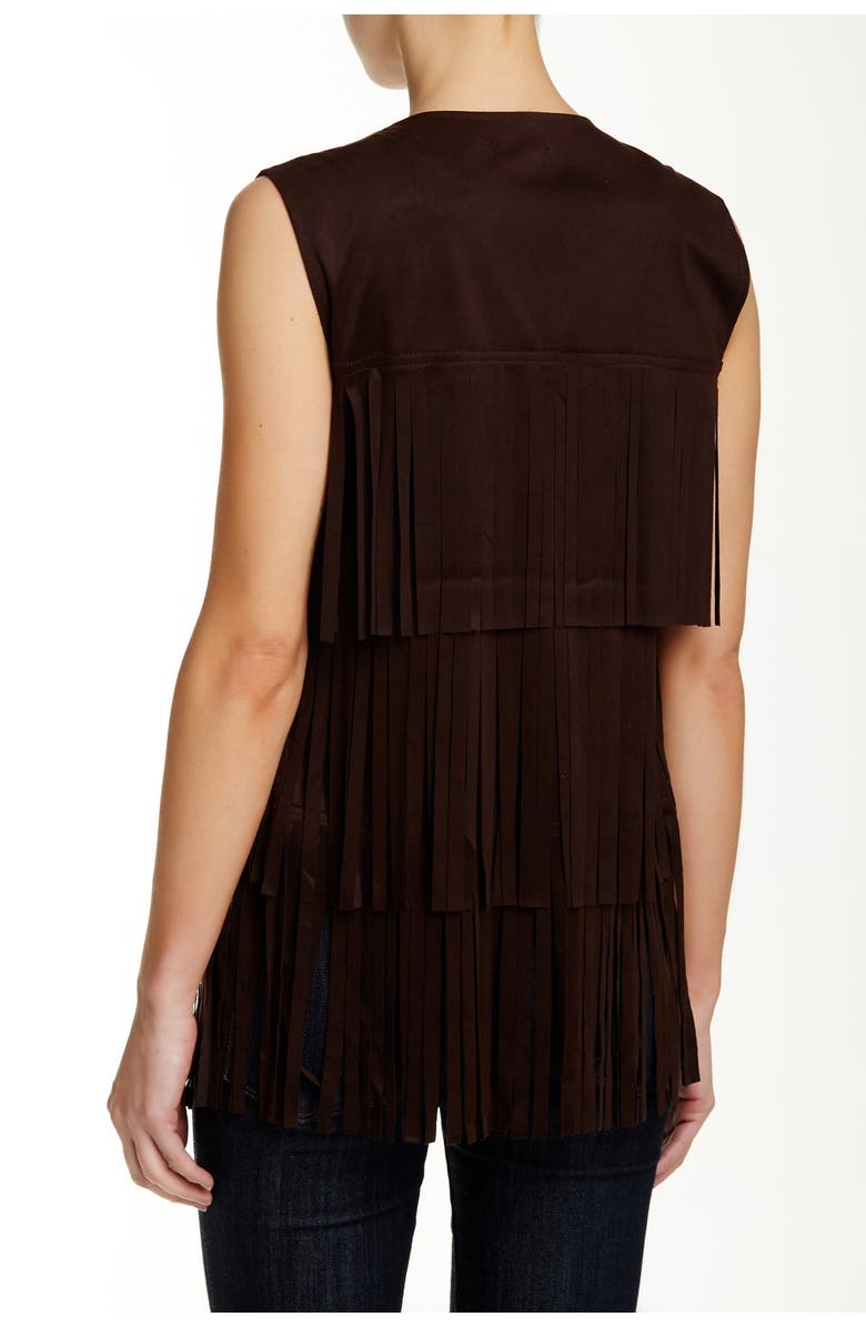 Love Token Stuart Fringe Vest, Alternate, color,