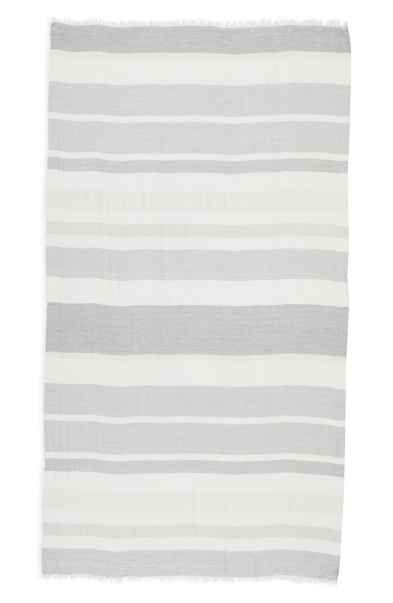 Nordstrom Yarn Dyed Stripe Wrap, Alternate, color,
