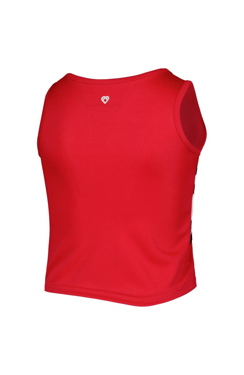 COLOSSEUM Girls Youth Colosseum Scarlet Nebraska Huskers Carousel Cheerleader Set, Alternate, color, Scarlet