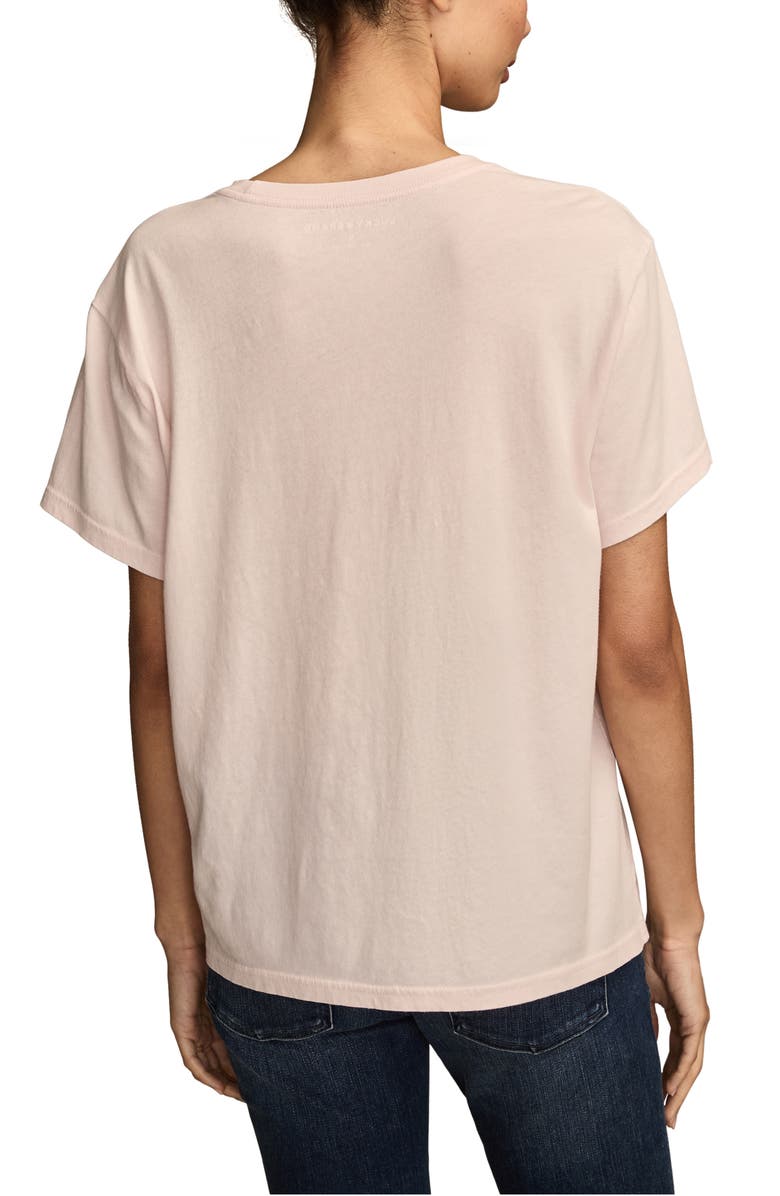 Lucky Brand Celestial Hamsa Cotton Graphic T-Shirt, Alternate, color, Pale Lilac