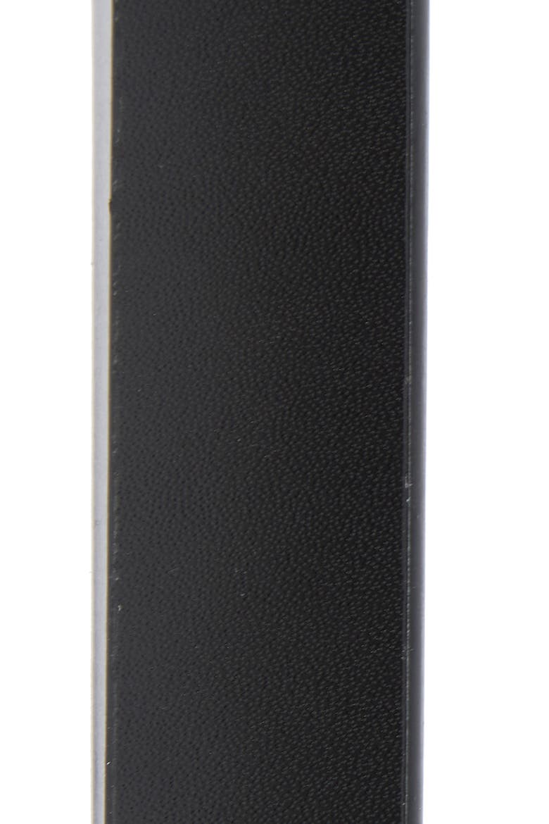 Leather Belt, Alternate, color, BLACK