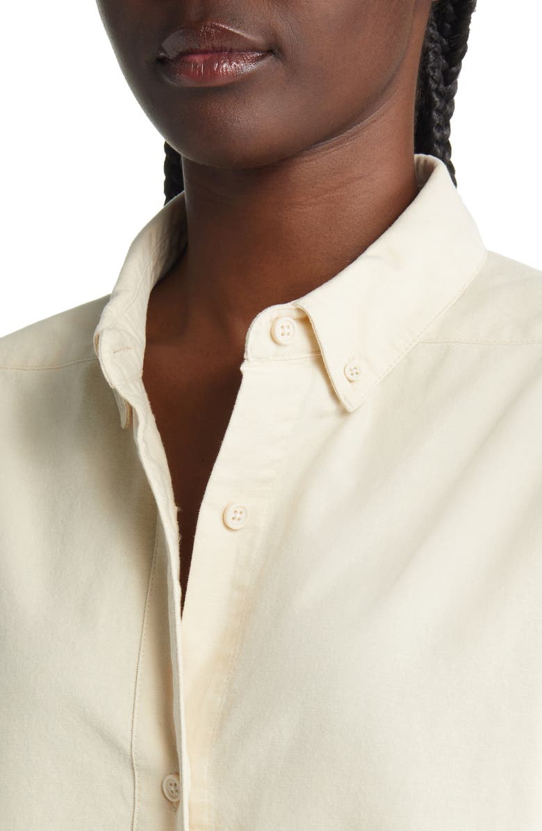 Fear of God Essentials Oversize Cotton Oxford Shirt, Alternate, color,