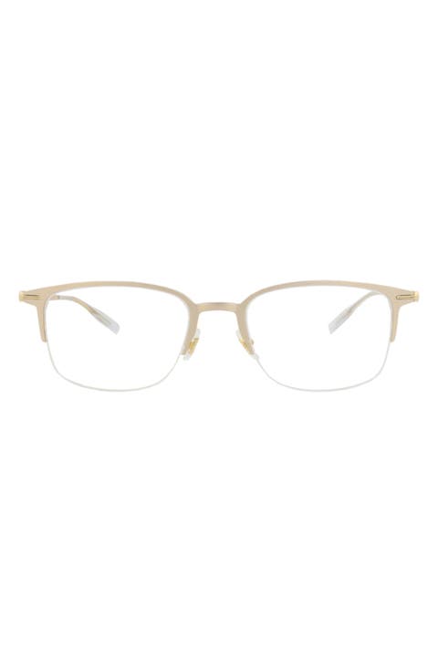 52mm Half Rim Optical Glasses