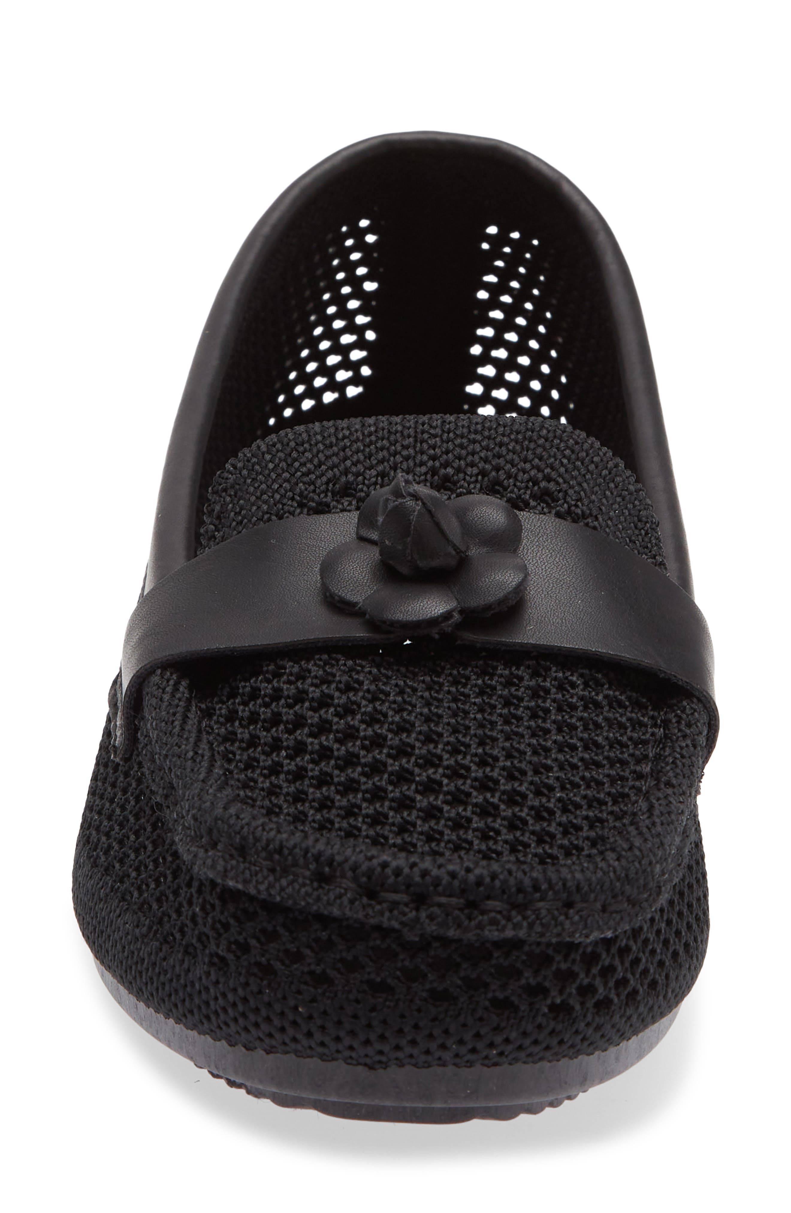 GLORIA VANDERBILT Penelope Floral Knit Loafer, Alternate, color, Black