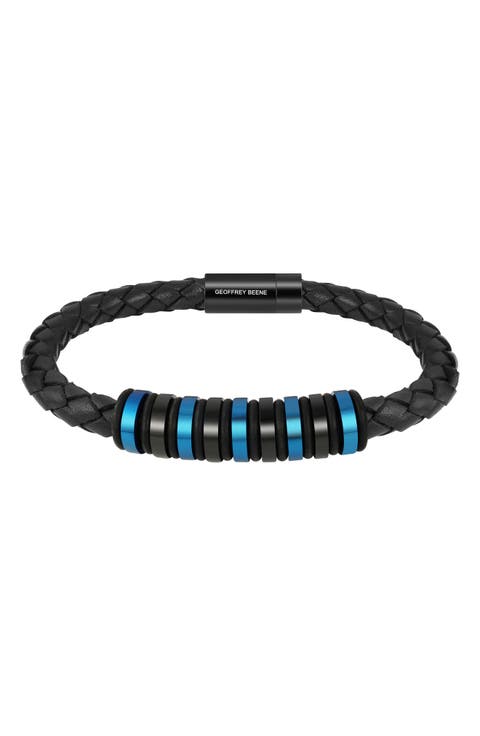 Men's Ornaments Braided Leather Bracelet