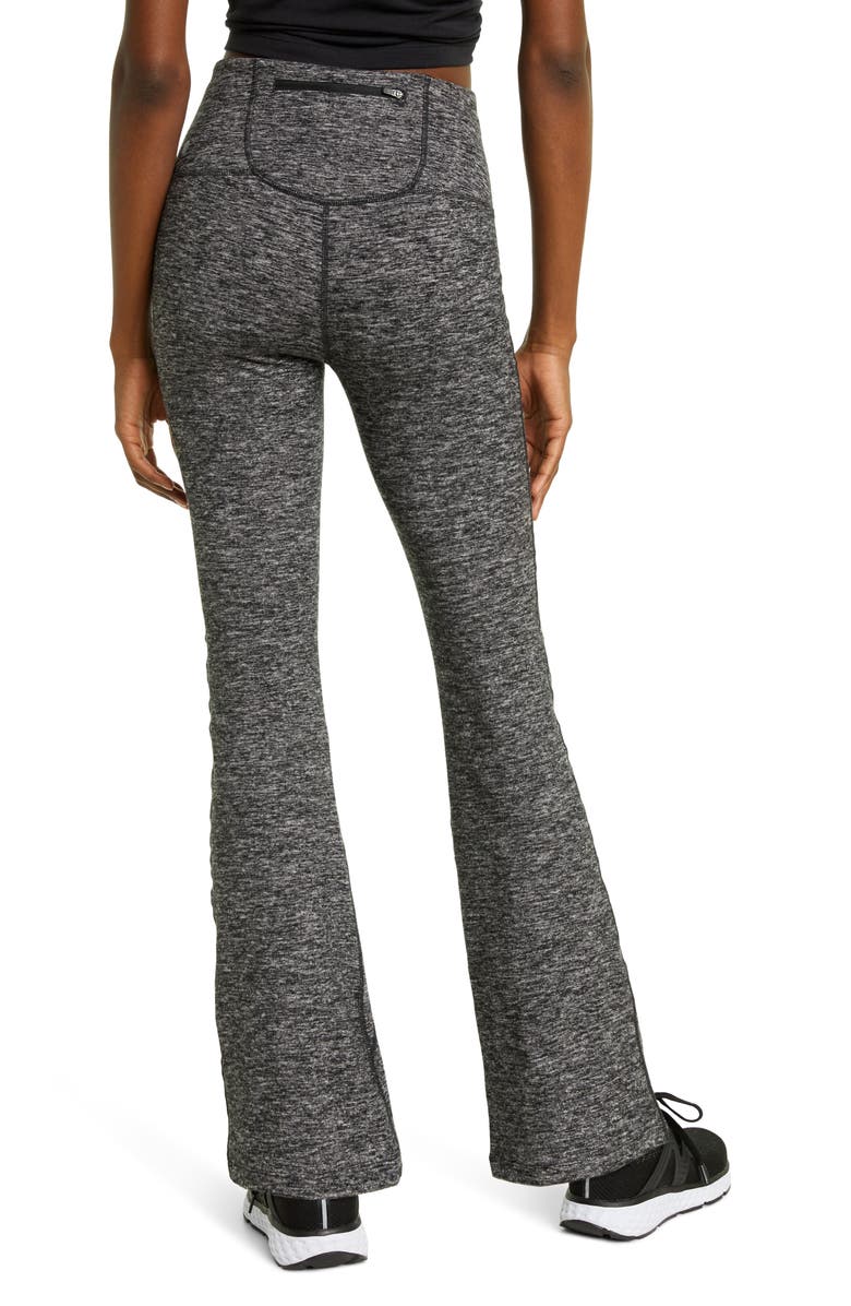 Zella High Waist Cozy Tech Flare Pants, Alternate, color,