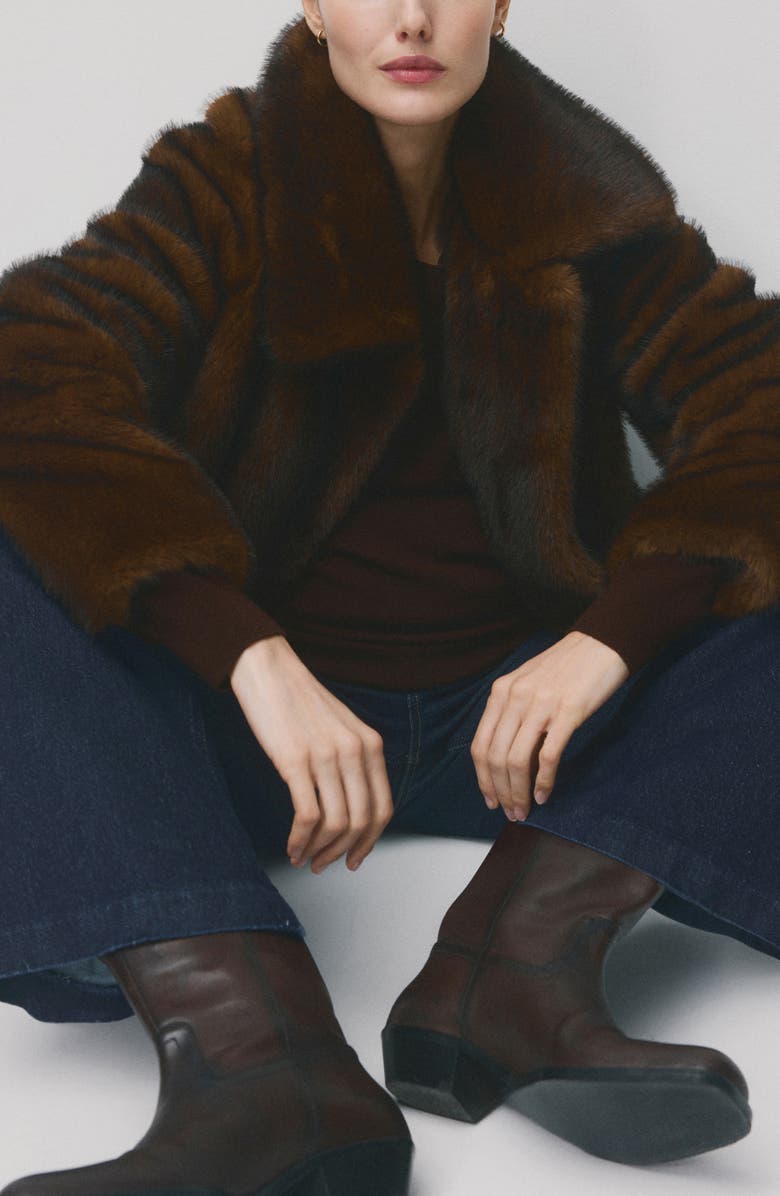 MANGO Over the Bump Wide Leg Maternity Jeans, Alternate, color, Open Blue