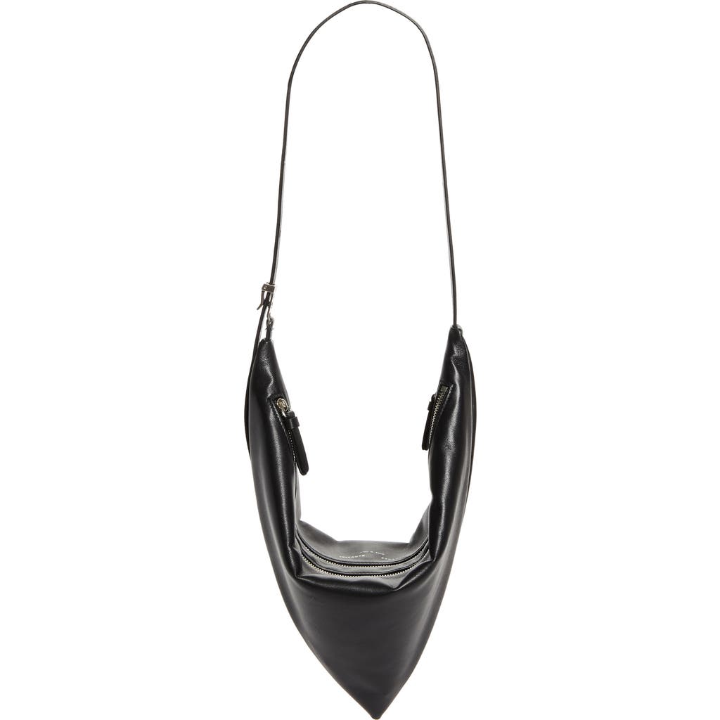 Proenza Schouler Tetra Double-zip Napa Leather Shoulder Bag In Black