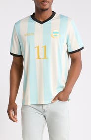 Les Deux Argentina V-Neck Football Jersey