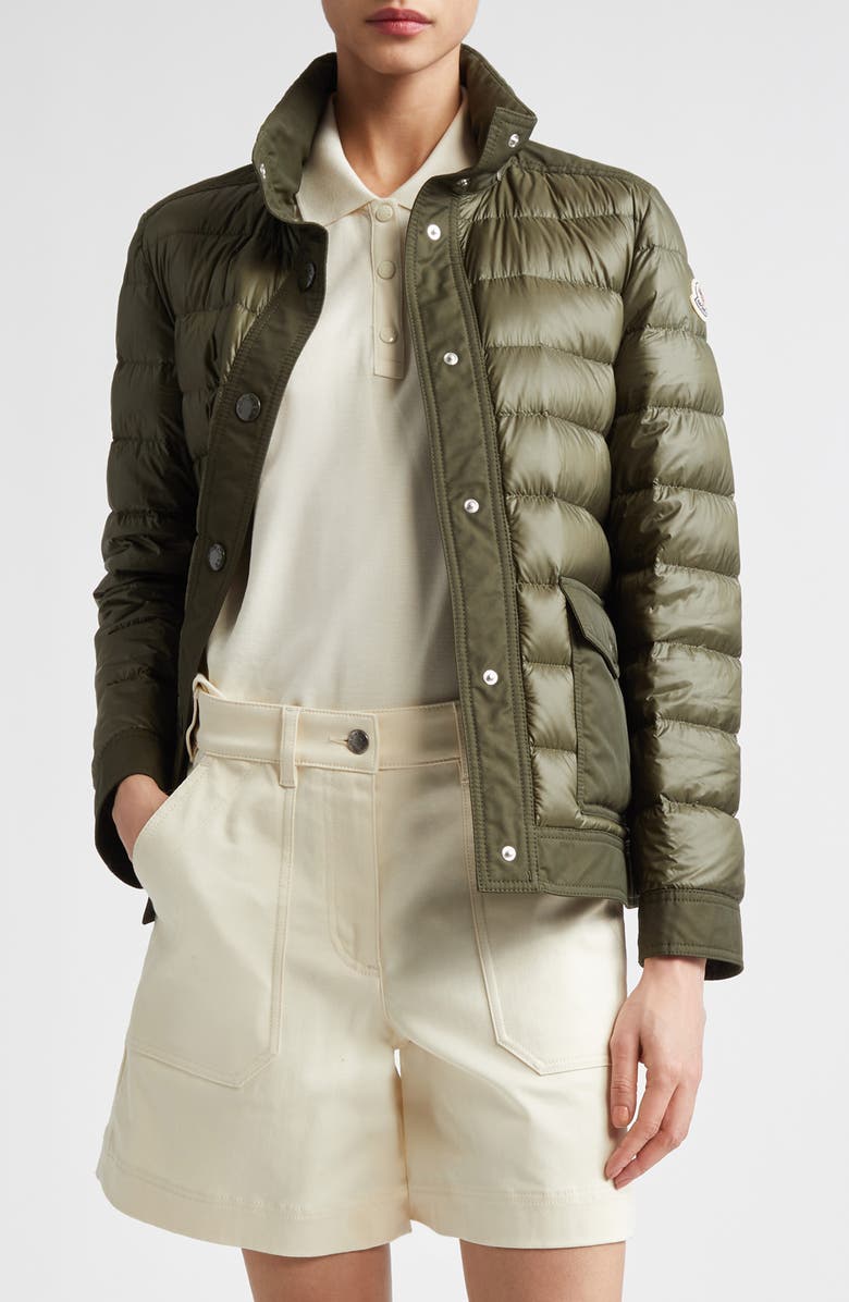 Moncler Origan Down Puffer Jacket, Main, color, Deep Depths