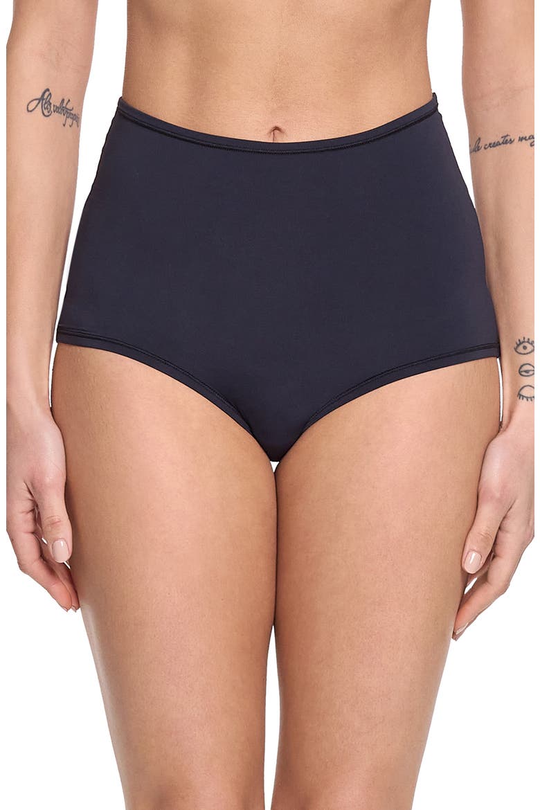 YourFit™ High Waist Briefs, Main, color, BLACK