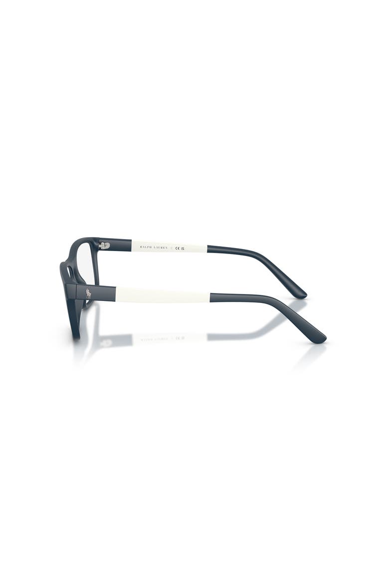 57mm Rectangle optical glasses, Alternate, color, Blue