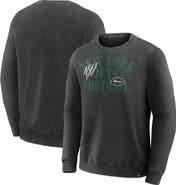 FANATICS Men's Fanatics Black New York Jets Halftime Lead Relaxed Heavyweight French Terry Sweatshirt