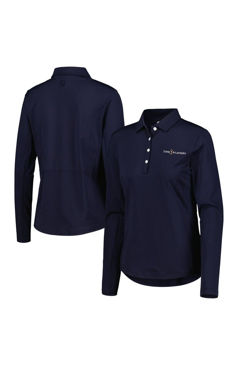 FOOTJOY Women's FootJoy Navy THE PLAYERS Sun Protection Long Sleeve T-Shirt, Main, color, Navy