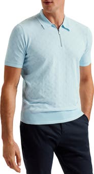 Ted Baker London Palton Textured Sweater Polo