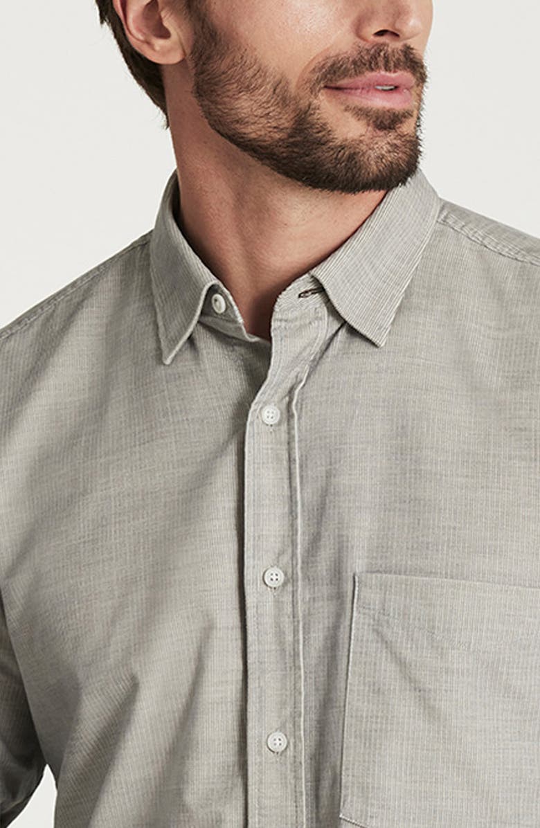 34 Heritage Corduroy Button-Up Shirt, Alternate, color, Grey