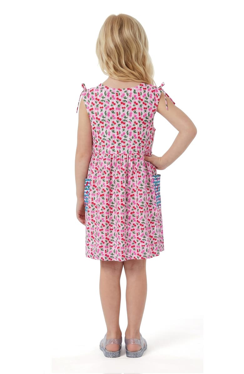 Andy & Evan Kids' Cherry Print Dress, Alternate, color, Pink Multi