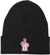 Moncler Grenoble Logo Wool Beanie