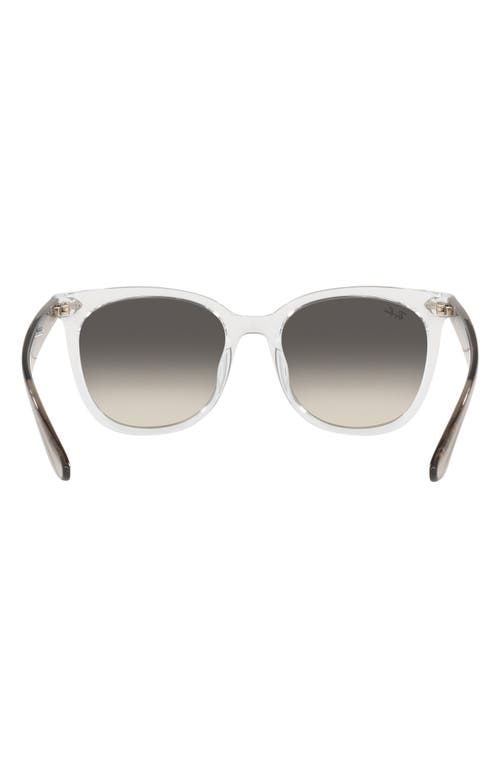 Ray Ban Ray-ban 55mm Gradient Square Sunglasses In Brown