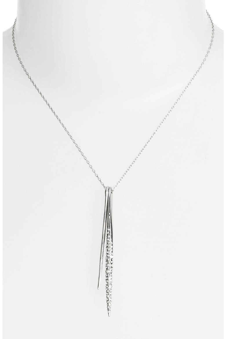 'Miss Havisham' Pendant Necklace, Alternate, color, SILVER
