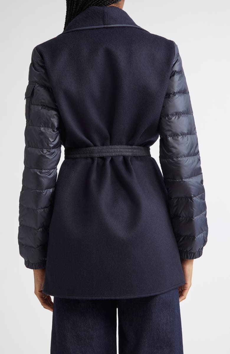 Moncler Archivio DNA Cape Jacket, Alternate, color, Blue