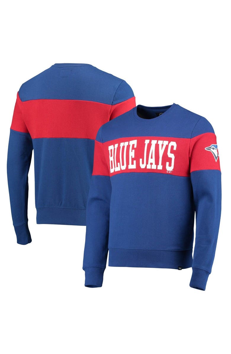 '47 Men's '47 Royal Toronto Blue Jays Interstate Pullover Sweatshirt, Main, color, Royal