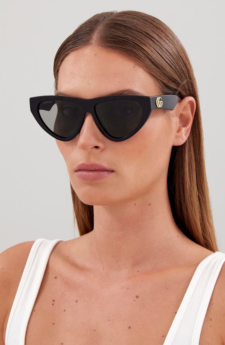 Gucci 58mm Cat Eye Sunglasses, Alternate, color,