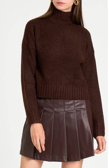 WAYF WAYF CHARLIE MOCK NECK SWEATER