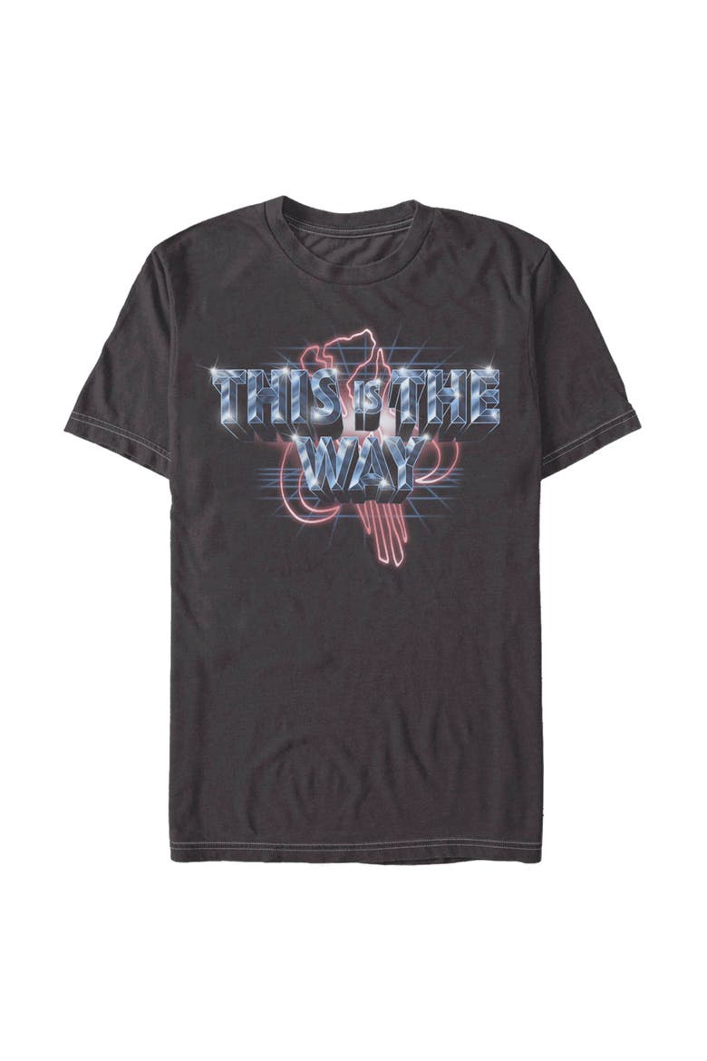 Men's Star Wars The Mandalorian This Is The Way Crest  Graphic T-Shirt, Main, color, Charcoal