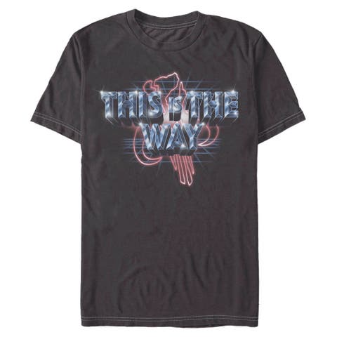 Men's Star Wars The Mandalorian This Is The Way Crest  Graphic T-Shirt