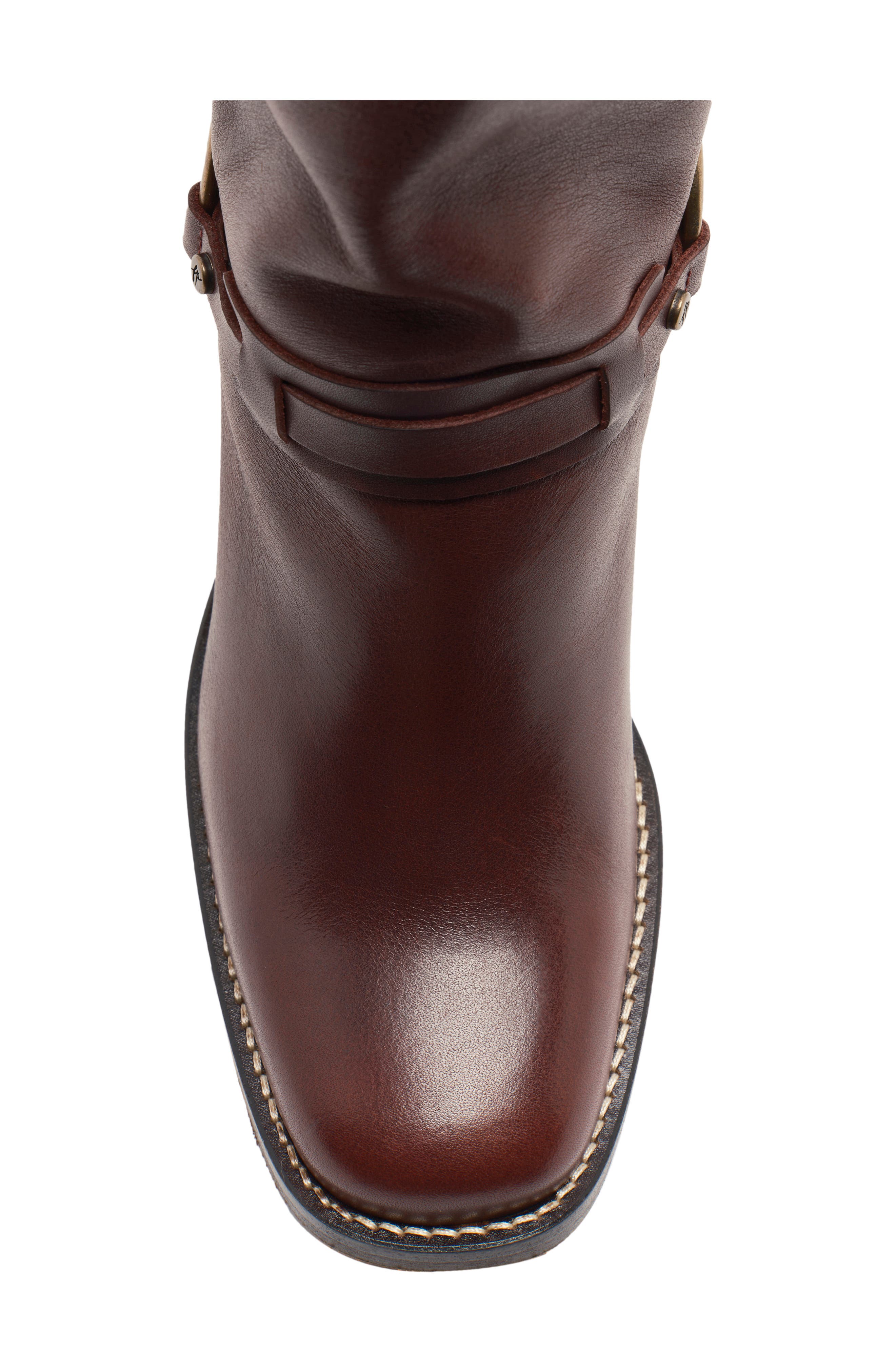 Free People Hayden Harness Bootie, Alternate, color, Cabernet Leather