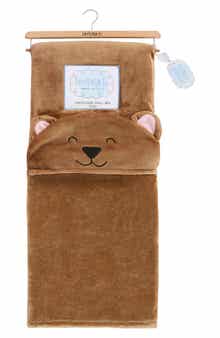 BCBG Bear Hooded Throw Blanket