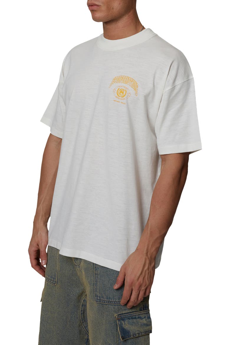 College Angel Slub T-Shirt, Alternate, color, White