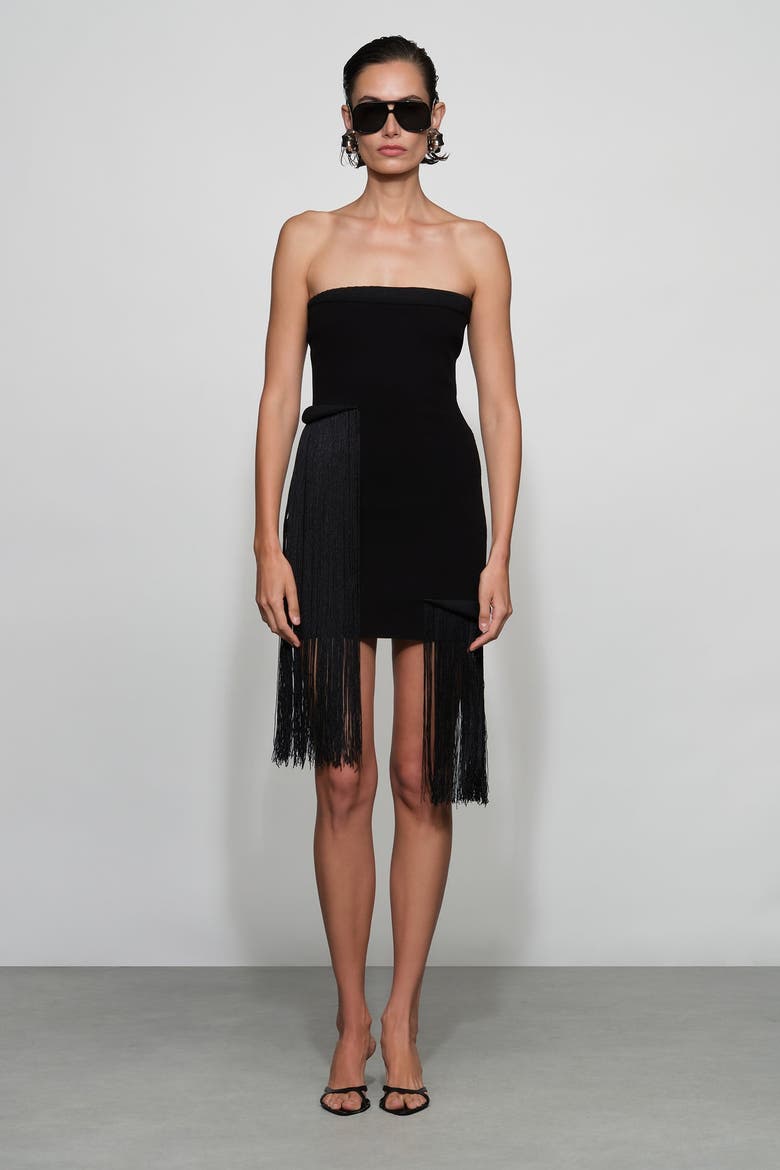 Suki Knit Mini Dress, Main, color, Black