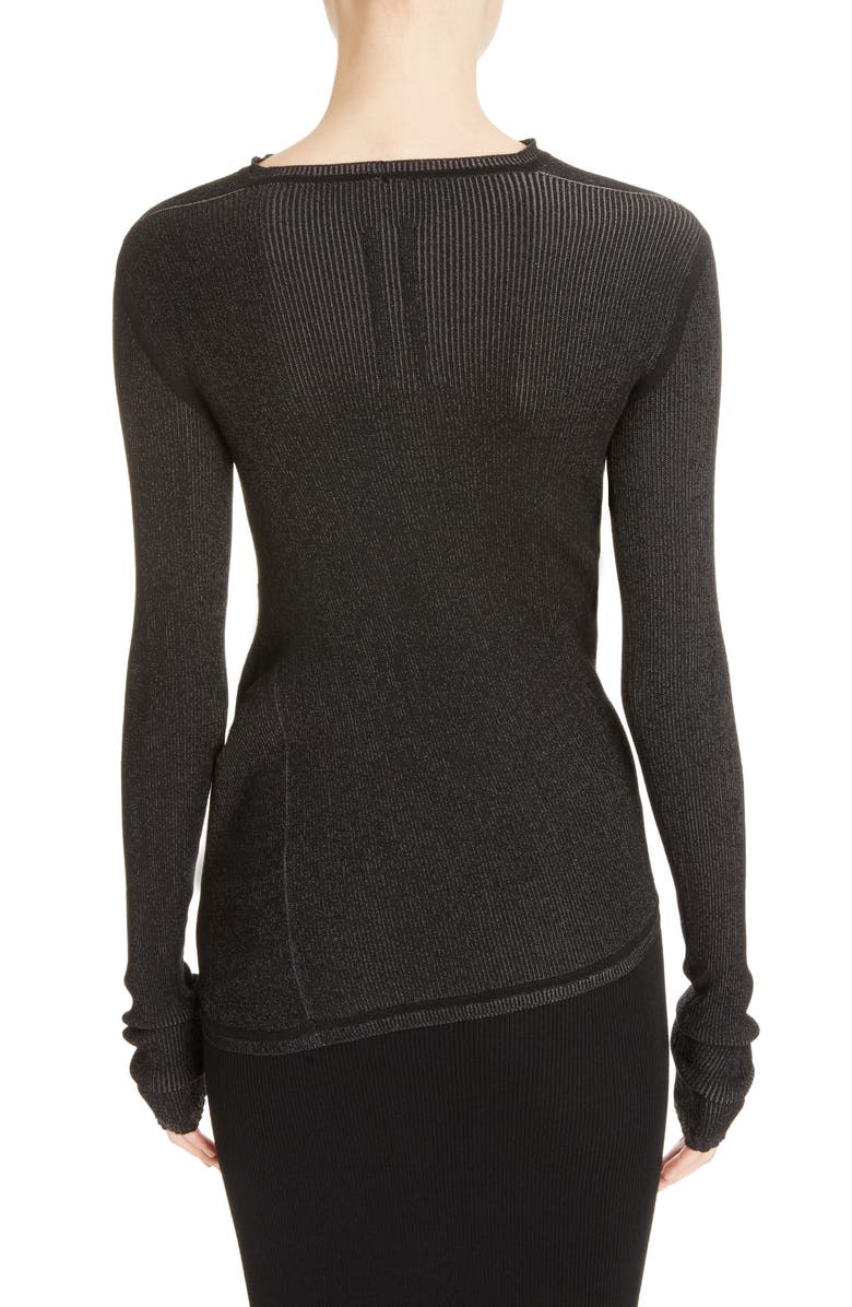 Rick Owens Stretch Knit Top, Alternate, color,
