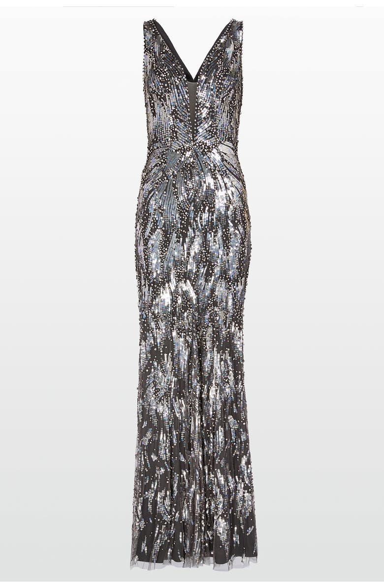 Jenny Packham Marion Maxi Dress, Main, color, 