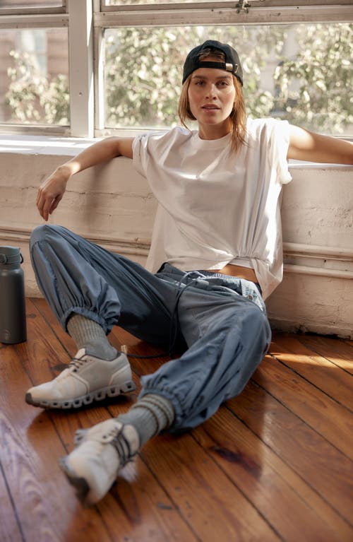 Free People Fp Movement Tackle Cotton T-shirt In White