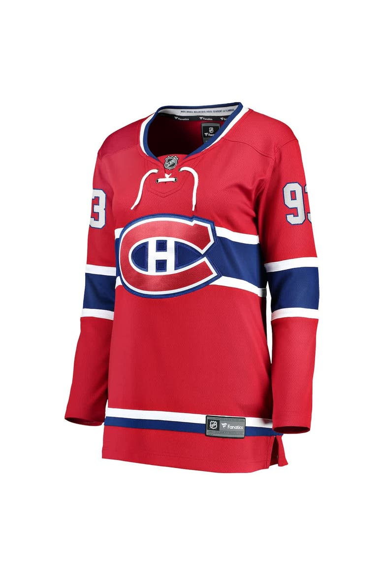 Women's Fanatics Ivan Demidov Red Montreal Canadiens Home Breakaway Player Jersey, Alternate, color, Red