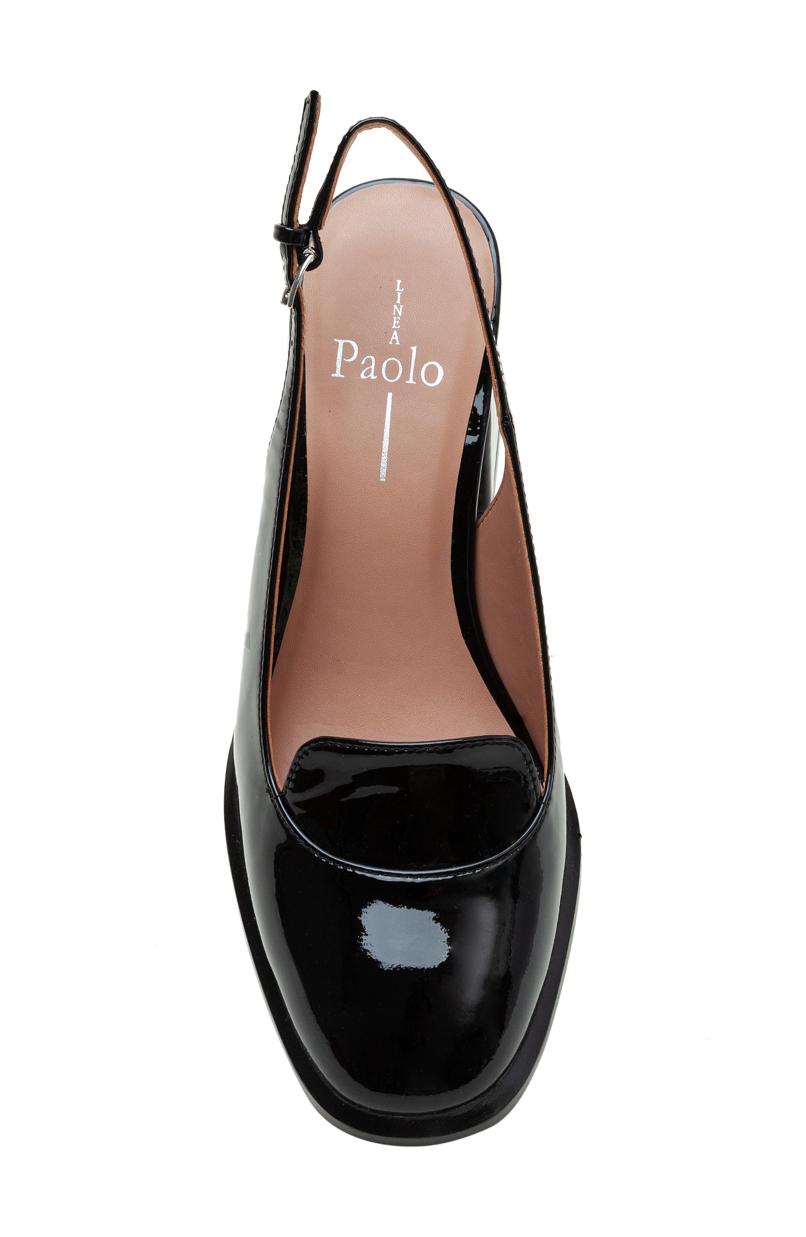 Linea Paolo Bernice Slingback Pump, Alternate, color, Black