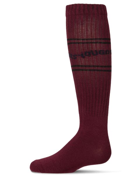 You Got This Ribbed  Varsity-Stripe Knee High Sock