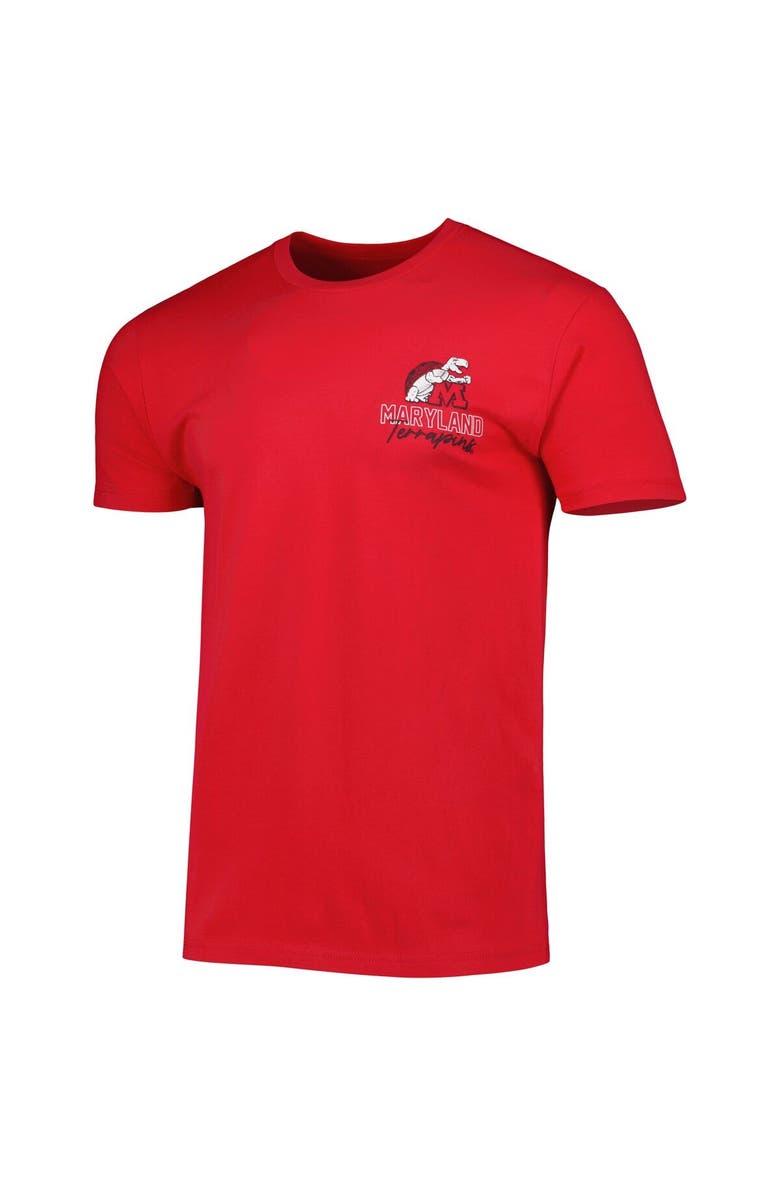 IMAGE ONE Men's Red Maryland Terrapins Vintage Through the Years 2-Hit T-Shirt, Alternate, color, 