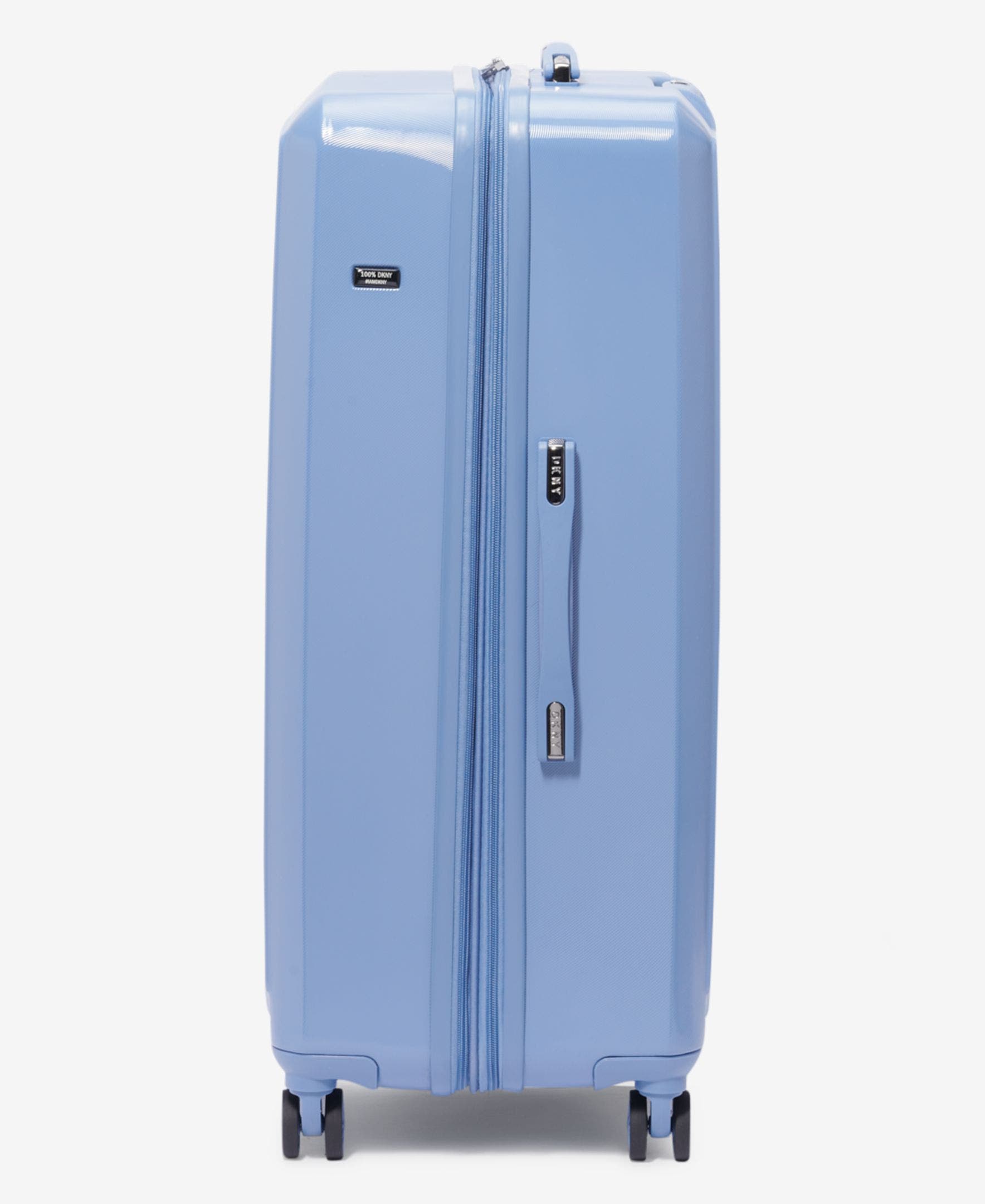 DKNY NYC 28" Upright Suitcase, Alternate, color, Blue Suede