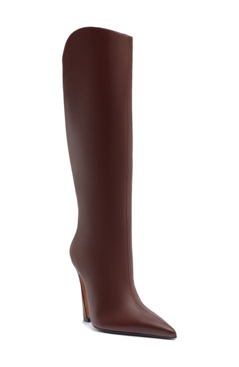 Maryann Up Curve Pointed Toe Tall Boot (Women)